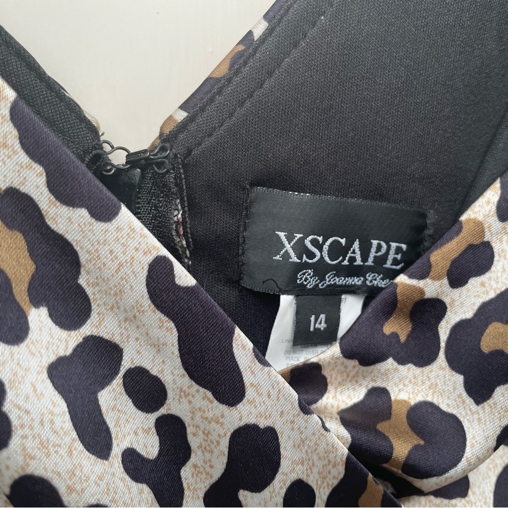 Leopard Print Retro Top Size 14 - image 3
